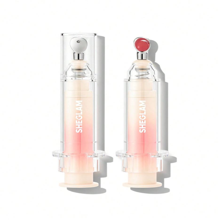 SHEGLAM Booster Shine Plumping Lip Gloss-PINK FLAMINGO